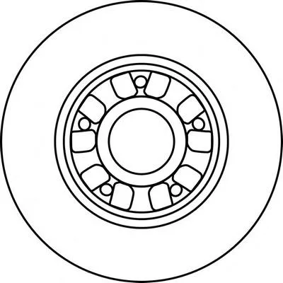 Disco de freno trasero Renault Trafic 2 FL