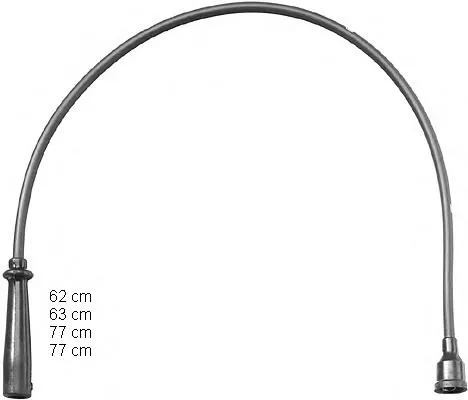 Cables de bujías ZEF1133 Beru