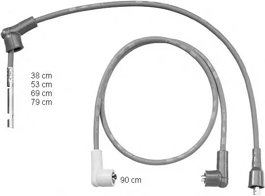 Cables de bujías ZEF1206 Beru