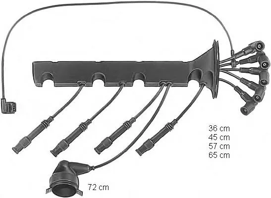 Cables de bujías ZEF607 Beru