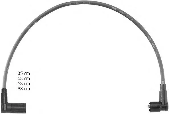Cables de bujías ZEF786 Beru