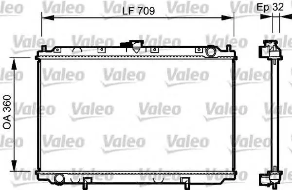 Radiador 732529 VALEO