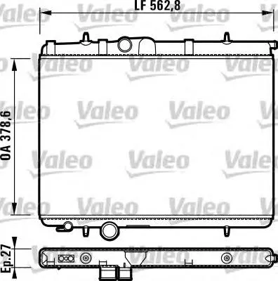 Radiador 732906 VALEO