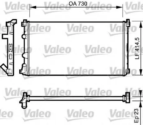 Radiador 732917 VALEO