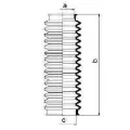 Guardapolvo de dirección izquierdo (cremallera) BMW 3 E21