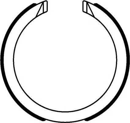 Zapatas de freno de mano 8DA355051061 HELLA