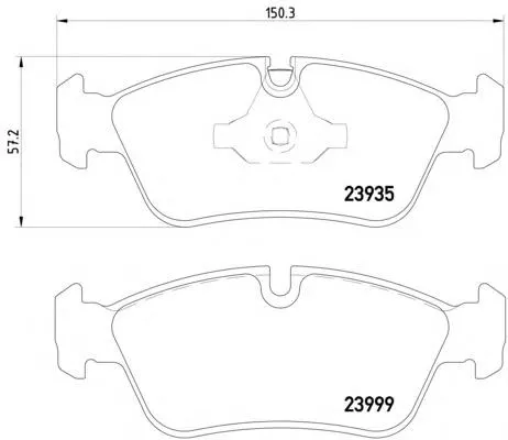 Pastillas de freno delanteras BMW 1 E81, E87