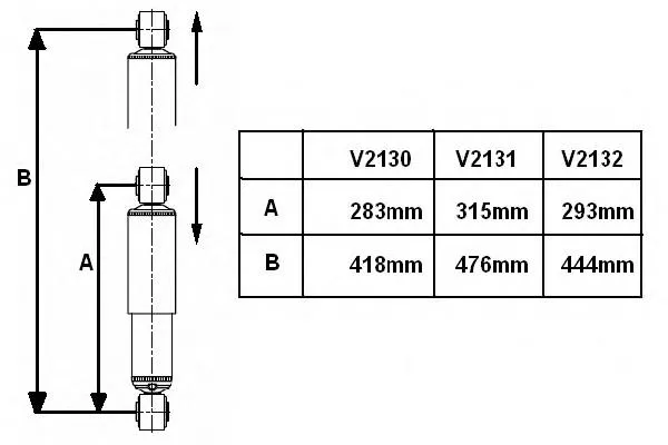 Amortiguador trasero Monroe V2131 precio, desde