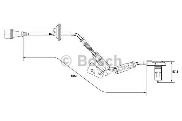 Bieleta estabilizadora delantera 0265001278 Bosch