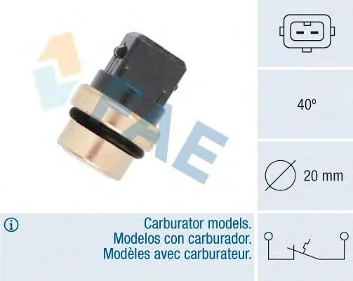 Sensor de temperatura 35620 FAE