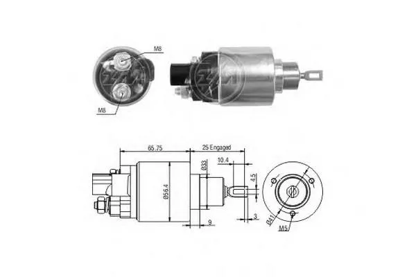 Interruptor magnético, estárter Toyota Corolla E12