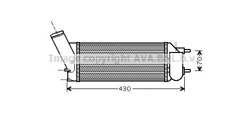 Intercooler PE4335 AVA