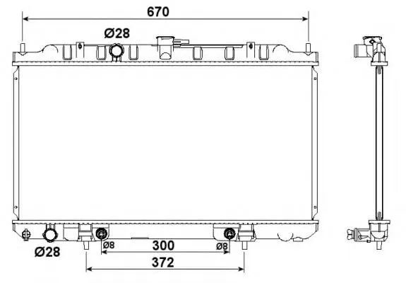 Radiador 53184 NRF