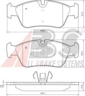 Pastillas de freno delanteras BMW 1 E81, E87