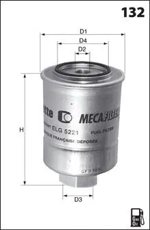 Filtro de combustible ELG5217 Mecafilter