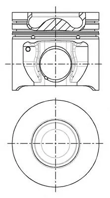 Pistón completo para 1 cilindro, segunda reparación (+0,50 mm) 8714810730 Nural
