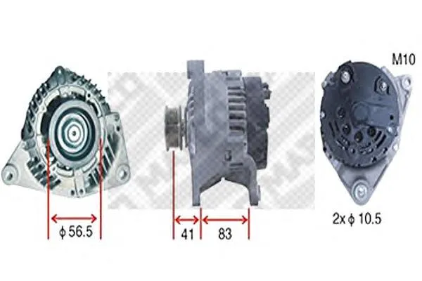 Alternador 13734 Mapco