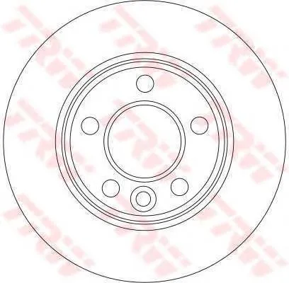 Disco de freno trasero Volkswagen Transporter 7HB, 7HJ, 7EB, 7EJ