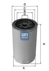 Filtro de aceite 2323500 UFI