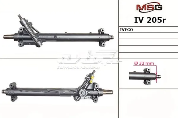 Cremallera de dirección 500060382 Iveco