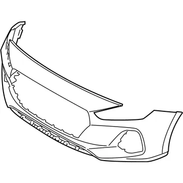 Protector para parachoques 86511G3000 Hyundai/Kia