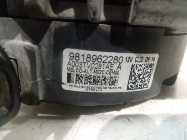 Alternador 9818962280 Peugeot/Citroen
