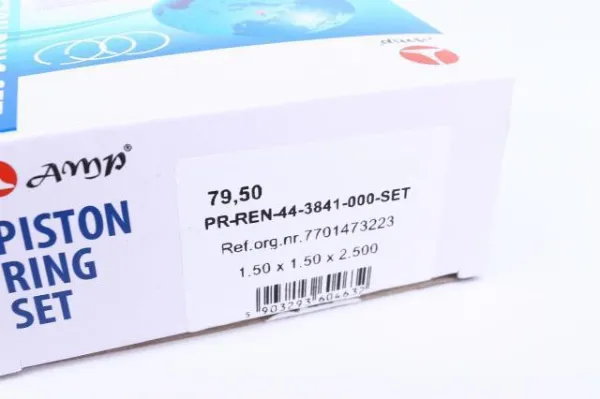 Aros de pistón para 1 cilindro, STD PRREN443841000SET AMP/Paradowscy