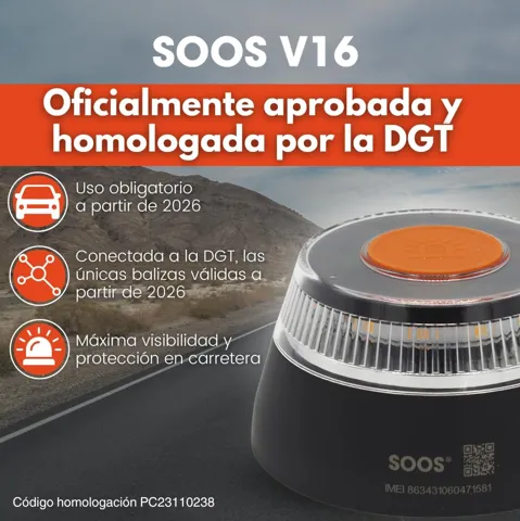 Luz de Emergencia V16 SOOSV168437028443021 Soos