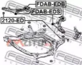 Silentblock del brazo de suspensión Ford Edge U387