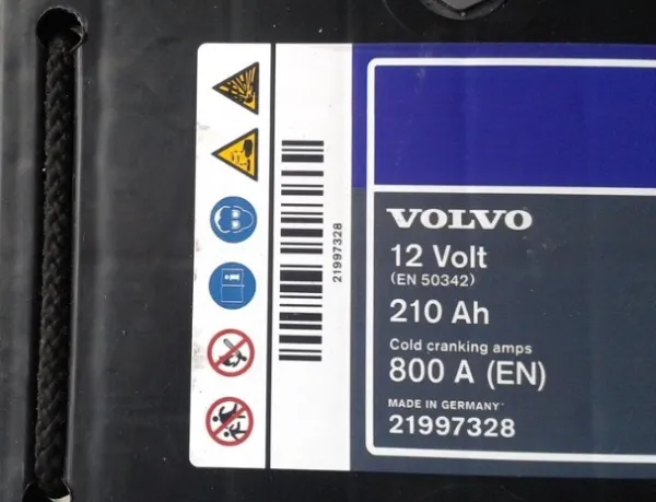 Batería 21997328 Volvo