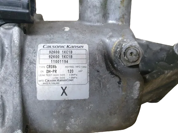 Compresor de aire acondicionado 926001KC1B Nissan/Infiniti