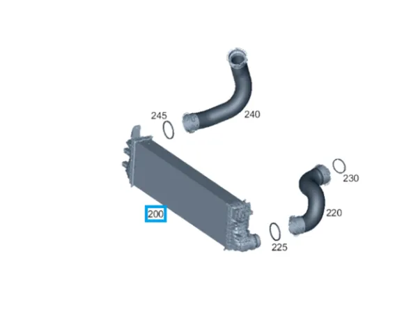 Intercooler A4475011301 Mercedes
