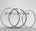 Aros de pistón para 1 cilindro, STD Hyundai S Coupe 