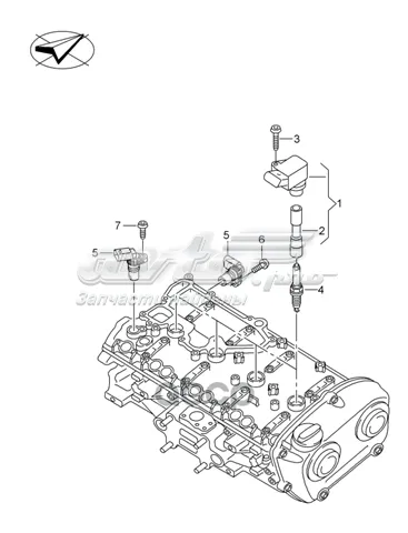 Terminal de la bujía de encendido VAG 06L905199B