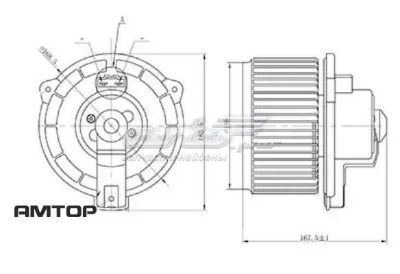 Ventilador habitáculo LFH1950 Luzar