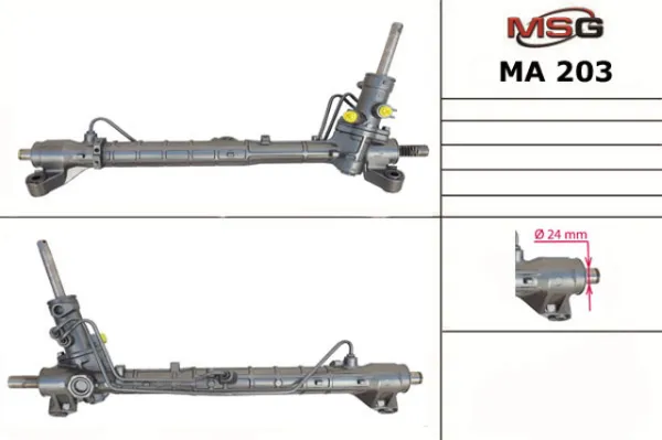 Cremallera de dirección MA203 MSG