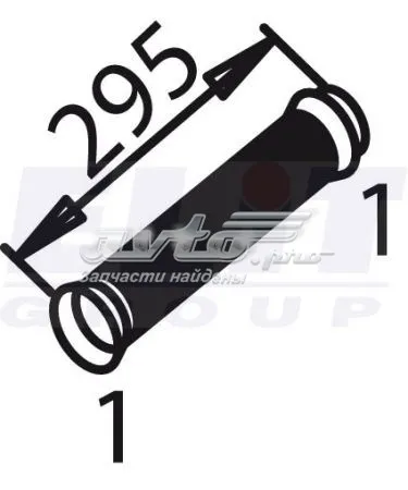Tubo flexible de escape DINEX 51125