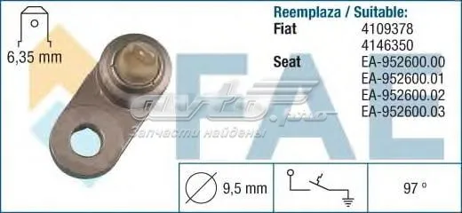 Sensor de temperatura Seat 600 D