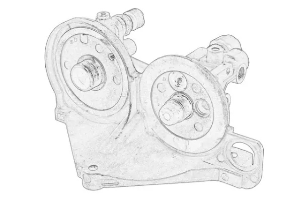 Caja del filtro de combustible 7421870635 Renault (RVI)