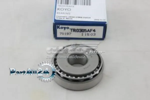 Cojinete de pivote de muñón TR0305AF4 Koyo