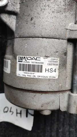Compresor de aire acondicionado 557805030 General Motors