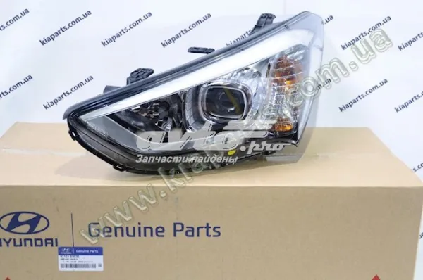 Faro izquierdo 92101B8030 Hyundai/Kia
