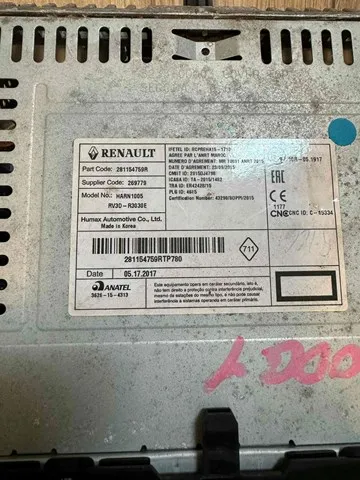 Radio 281154759R Renault (RVI)