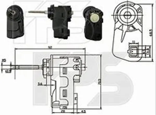 Soporte de radiador FP3219201 FPS