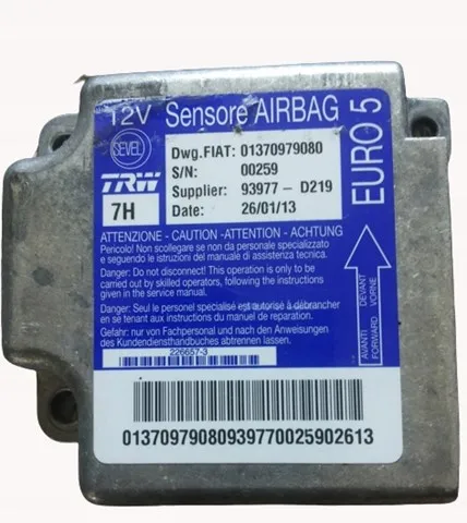 Módulo de control de airbag 1370979080 Fiat/Alfa/Lancia