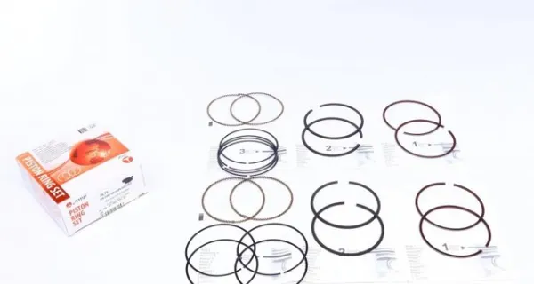 Juego de aros de pistón para motor, sobremedida (+0,25 mm) PRCHE491405025SET AMP/Paradowscy