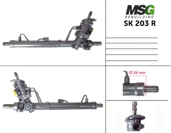 Bomba de dirección SK203R MSG Rebuilding