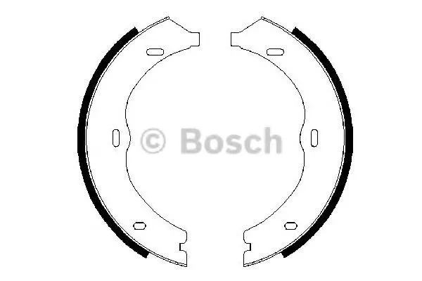 Zapatas de freno de mano 986487718 Bosch