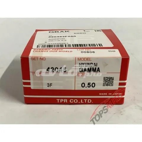 Juego de aros de pistón para motor, sobremedida (+0,50 mm) 42045050 TPR
