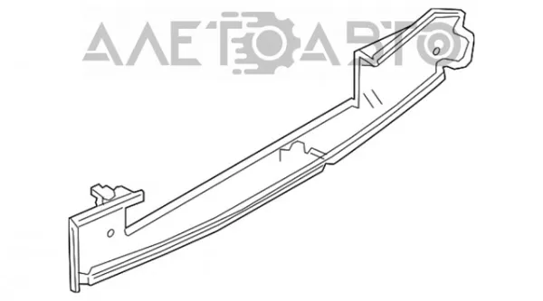 Deflector de aire del radiador del intercooler 144625NA0A Nissan/Infiniti